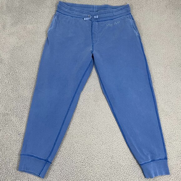 GAP Sweatpants Men XL Blue Vintage Washed Pull On Drawstring Joggers - Picture 1 of 11